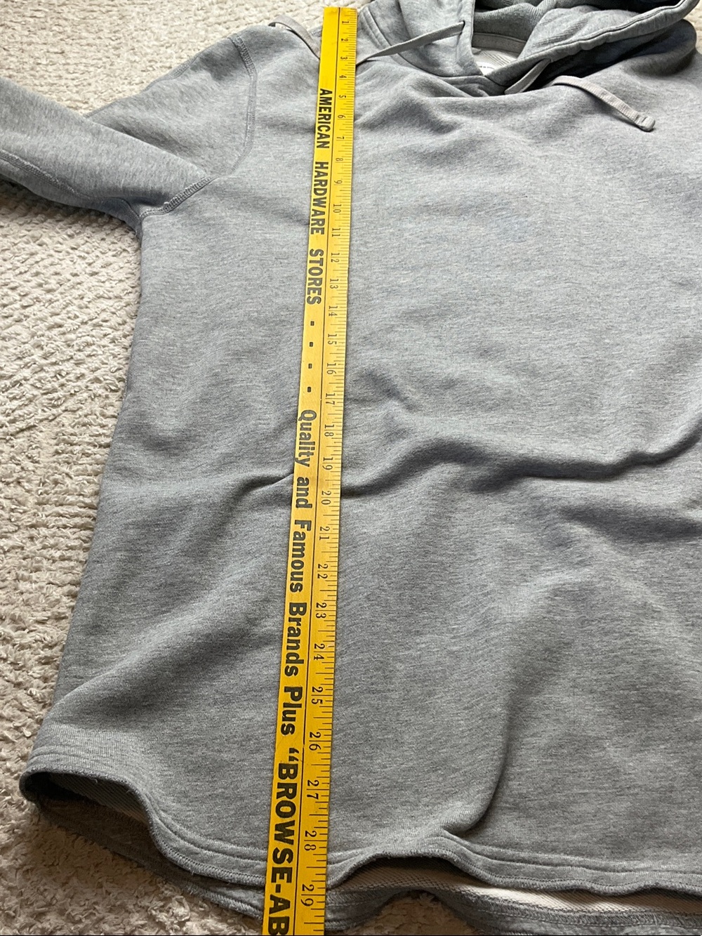 Reigning Champ Light Gray Pullover Hoodie - Picture 7 of 13